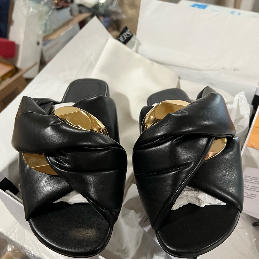 Jw Anderson Puffy Twist Slides/Sandals Size 38 - image 8